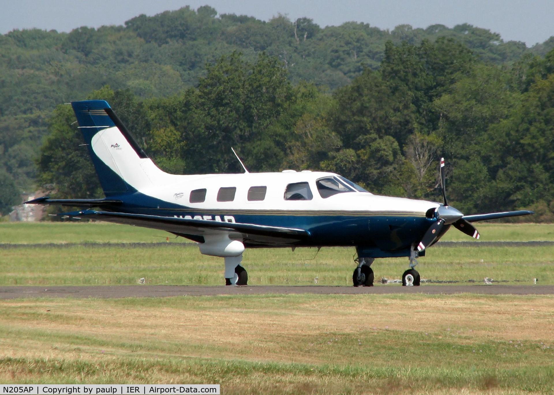 N205AP, 2000 Piper PA-46-350P Malibu Mirage C/N 4636250, At Natchitoches, Louisiana Airport.