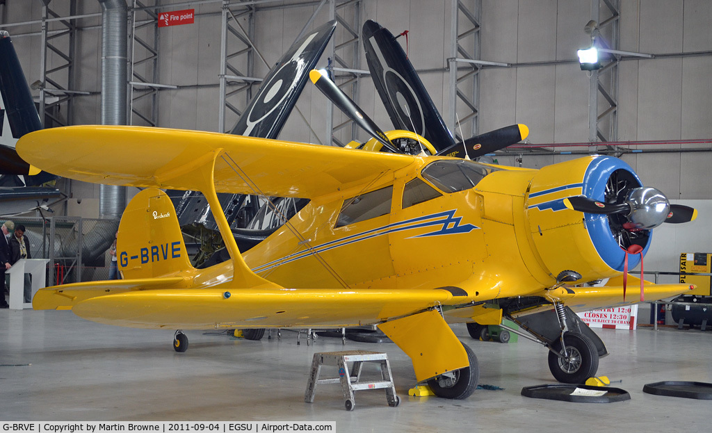 G-BRVE, 1945 Beech D17S Staggerwing C/N 6701, SHOT AT DUXFORD