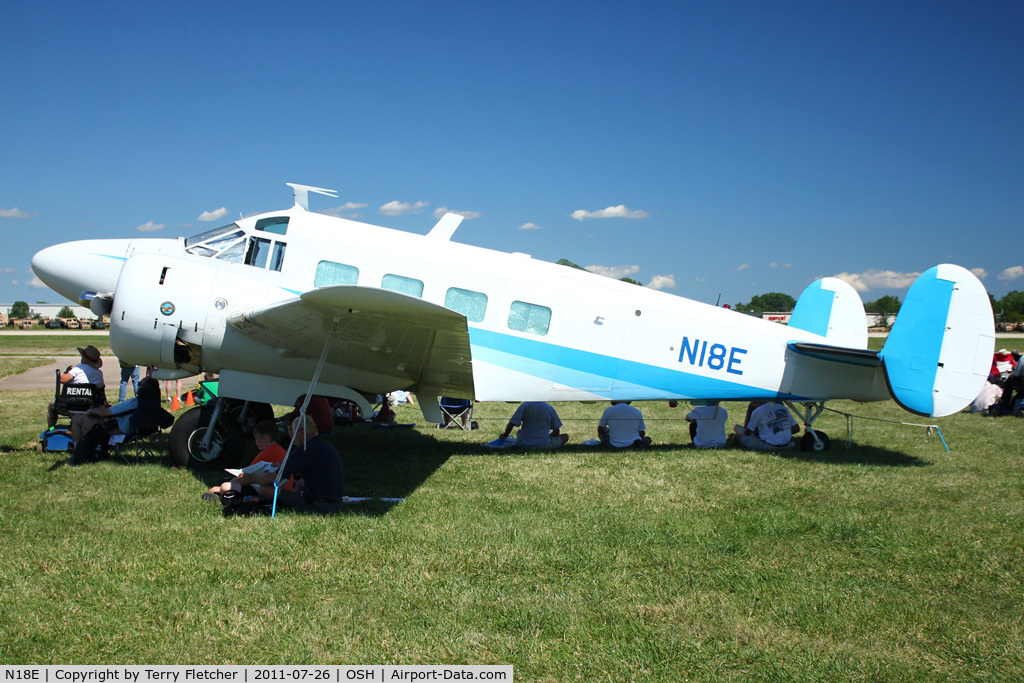 N18E, 1958 Beech E18S C/N BA-383, At 2011 Oshkosh