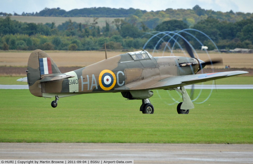 G-HURI, 1942 Hawker (CCF) Hurricane Mk12A C/N 72036, PICTURE WITHOUT WORDS