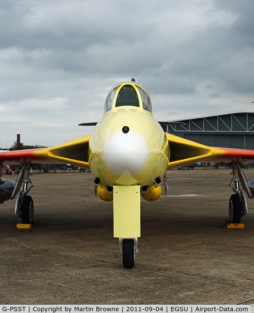 G-PSST, 1959 Hawker Hunter F.58A C/N HABL-003115, SHOT ON A MISERABLE DAY AT DUXFORD