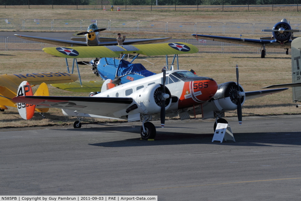 N585PB, 1944 Beech RC-45J Expeditor C/N 7121, Historic Flight Foundation Vintage Aircraft Weekend