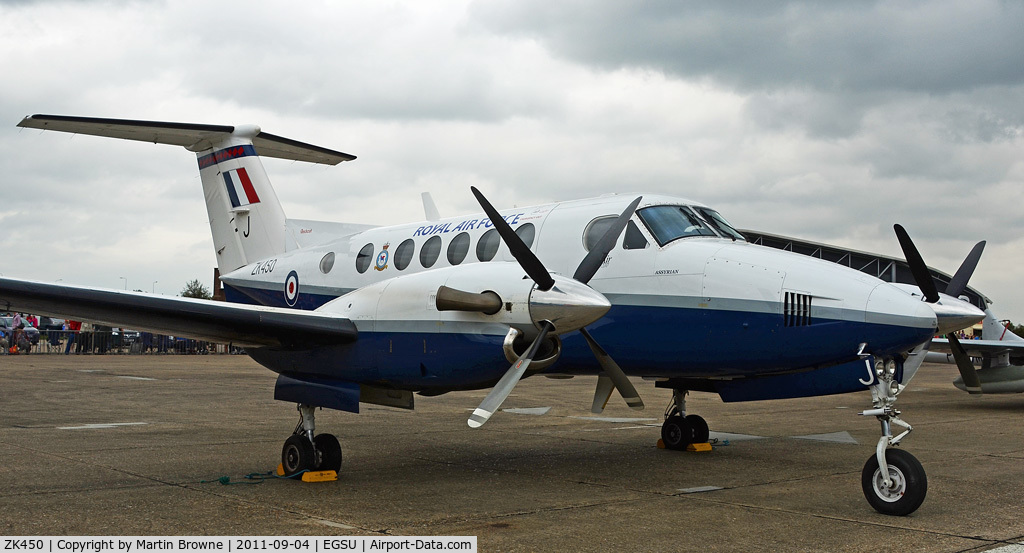 ZK450, 2003 Raytheon B200 King Air C/N BB-1829, A VERY DULL AND RAINY DAY AT DUXFORD