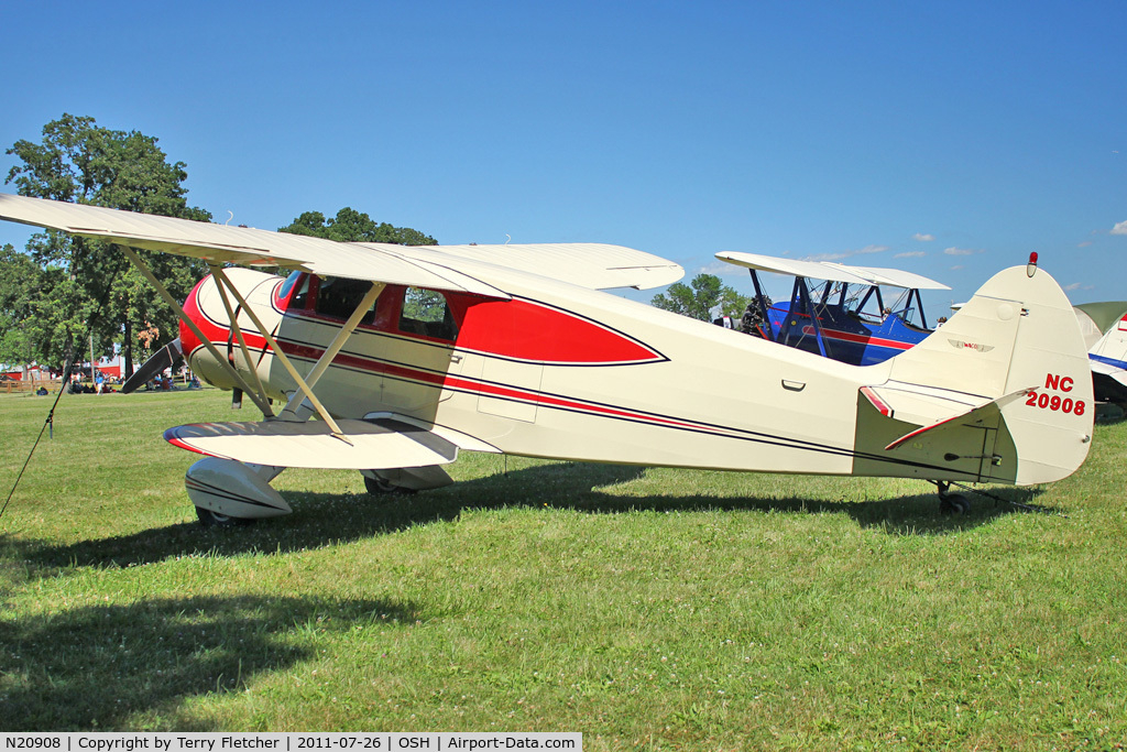 N20908, 1939 Waco AGC-8 C/N 5067, At 2011 Oshkosh