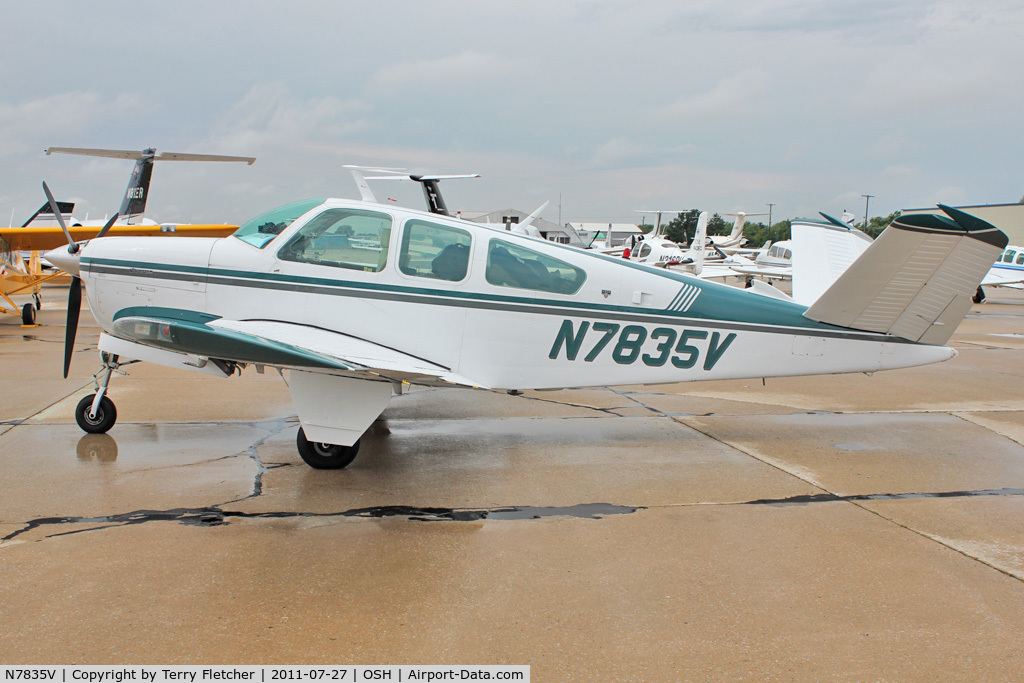 N7835V, 1978 Beech V35B Bonanza C/N D-10155, at 2011 Oshkosh