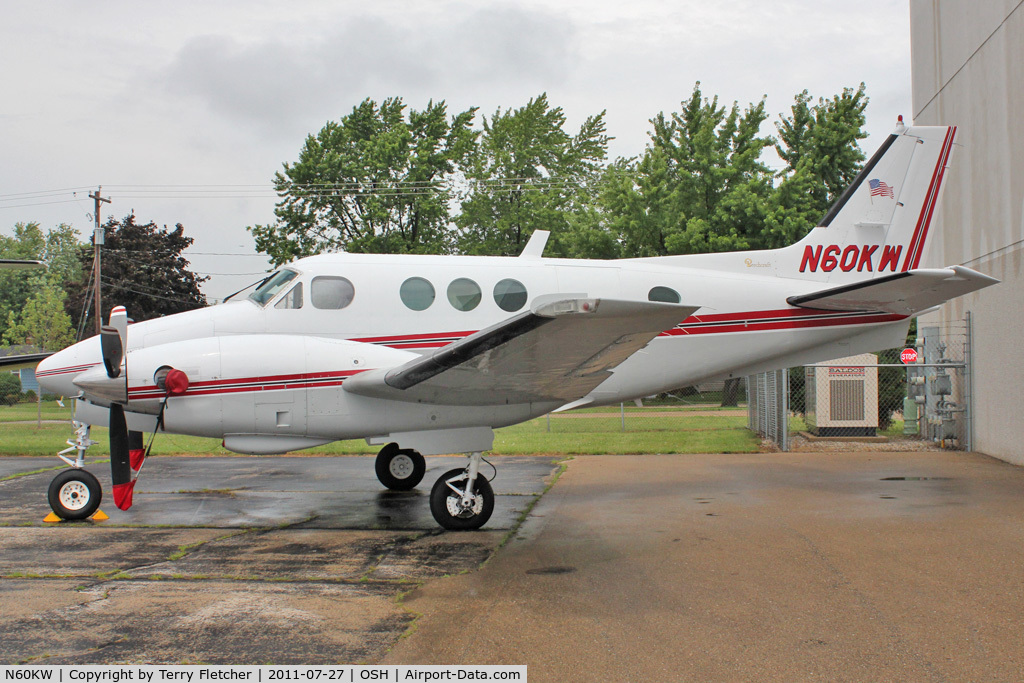 N60KW, 1978 Beech C90 King Air C/N LJ-800, at 2011 Oshkosh