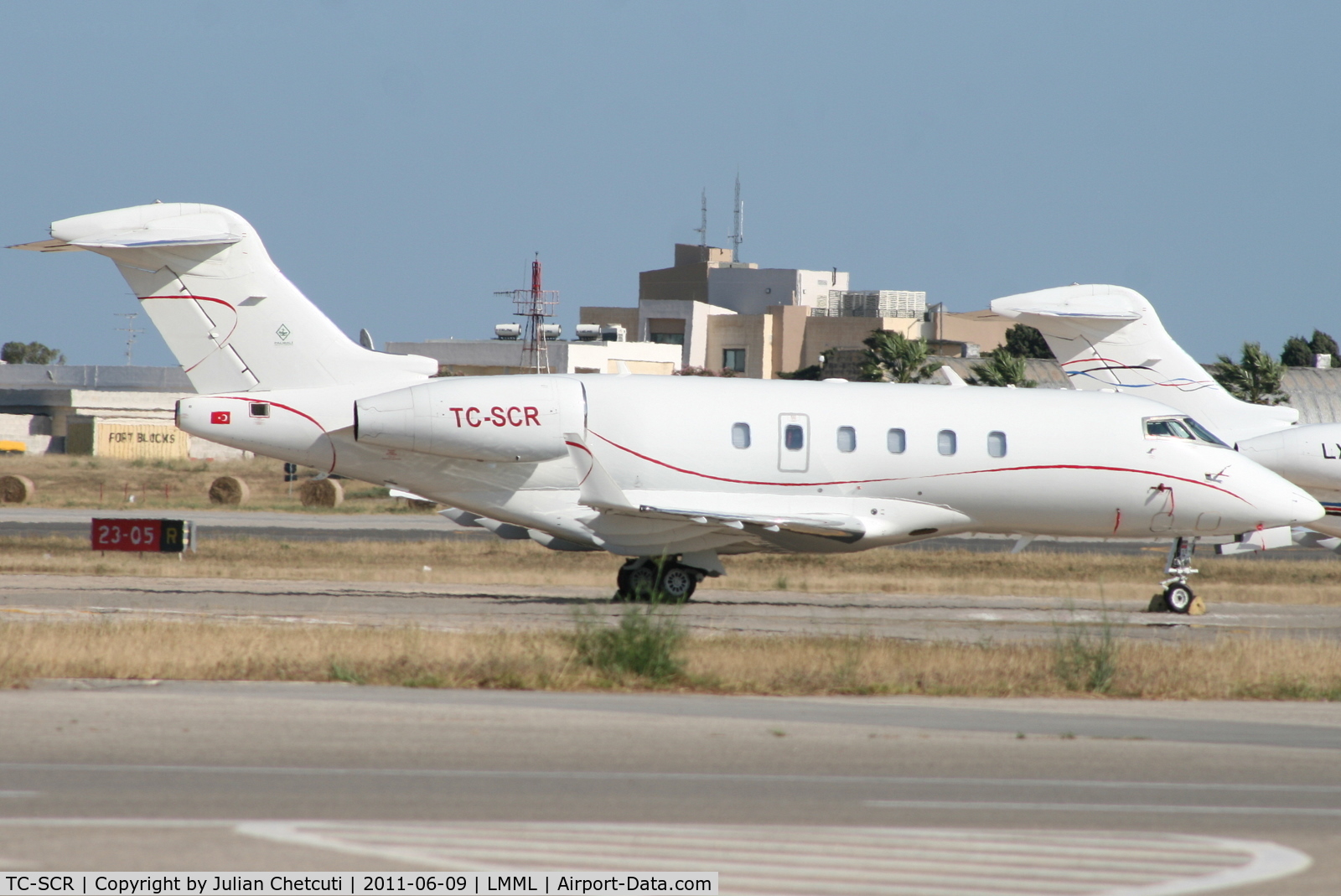 TC-SCR, 2006 Bombardier Challenger 300 (BD-100-1A10) C/N 20136, Parked at Park 3