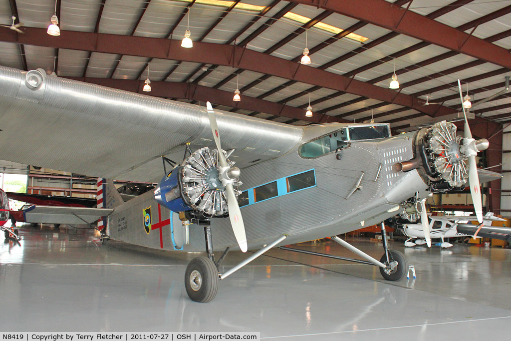 N8419, 1929 Ford 5-AT-C Tri-Motor C/N 58, At 2011 Oshkosh