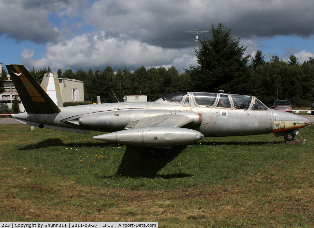 223, 1959 Fouga CM-170R Magister C/N 223, Preserved at the Airfield...
