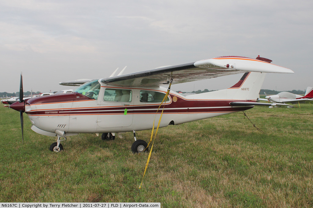 N6167C, 1979 Cessna T210N Turbo Centurion C/N 21063818, At Fond Du Lac WI - during 2011 Oshkosh week