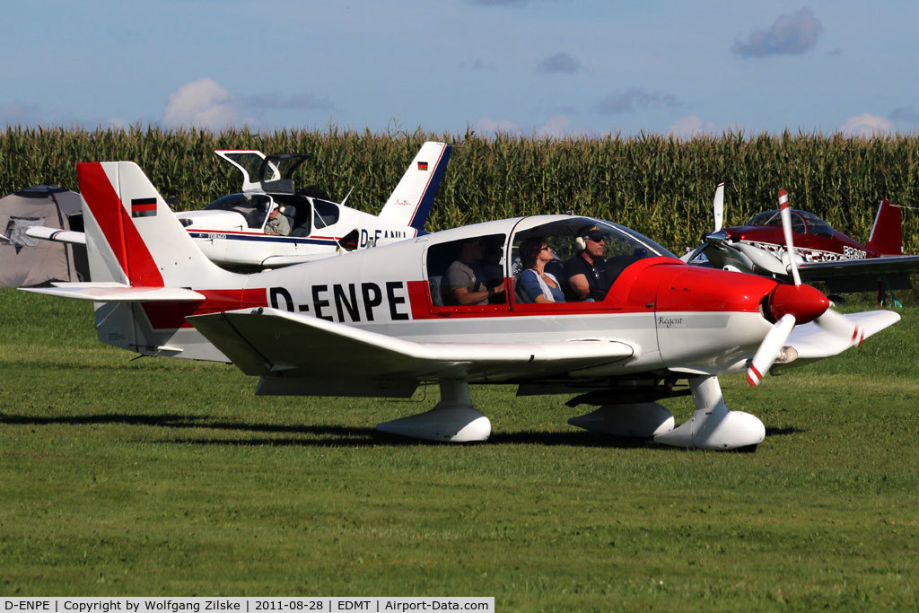 D-ENPE, Robin DR-400-180 Regent Regent C/N 1590, Tannkosh 2011