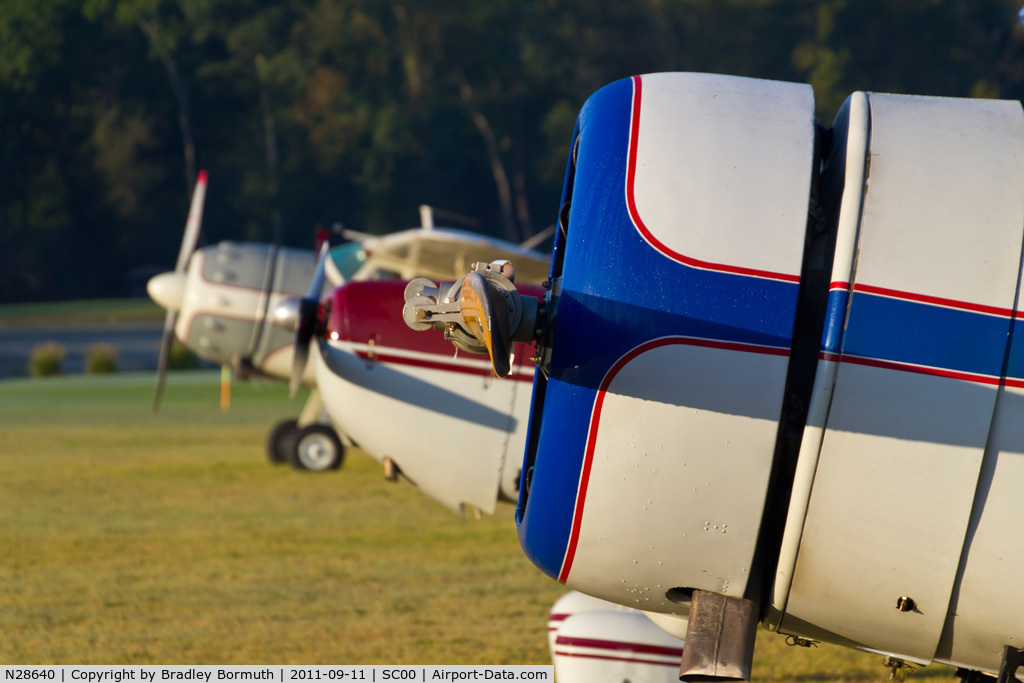 N28640, 1940 Fairchild 24W-40 C/N W40-160, Triple Tree Fly-In 2011