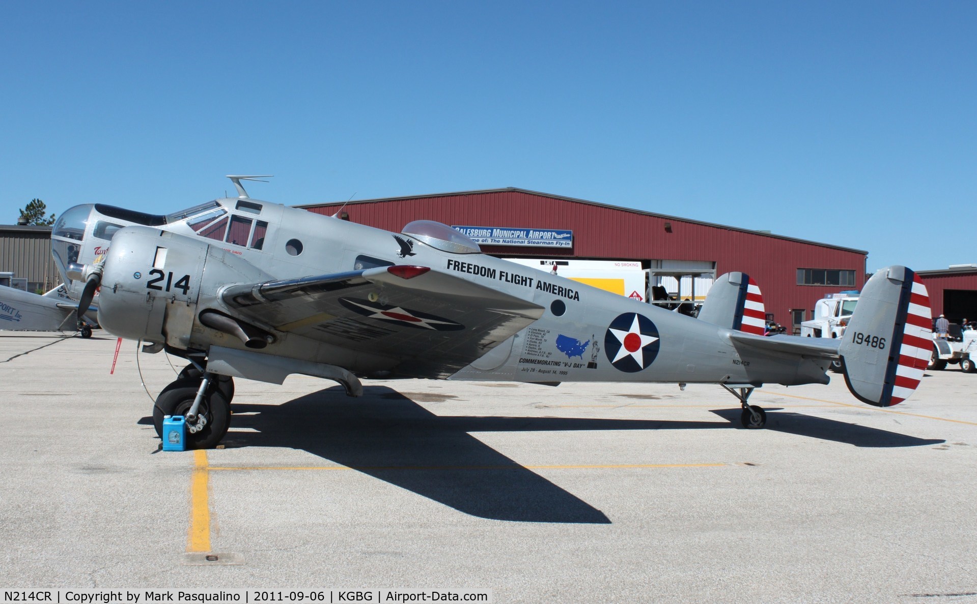 N214CR, 1958 Beech AT-11 Kansan C/N 912, Beech AT-11