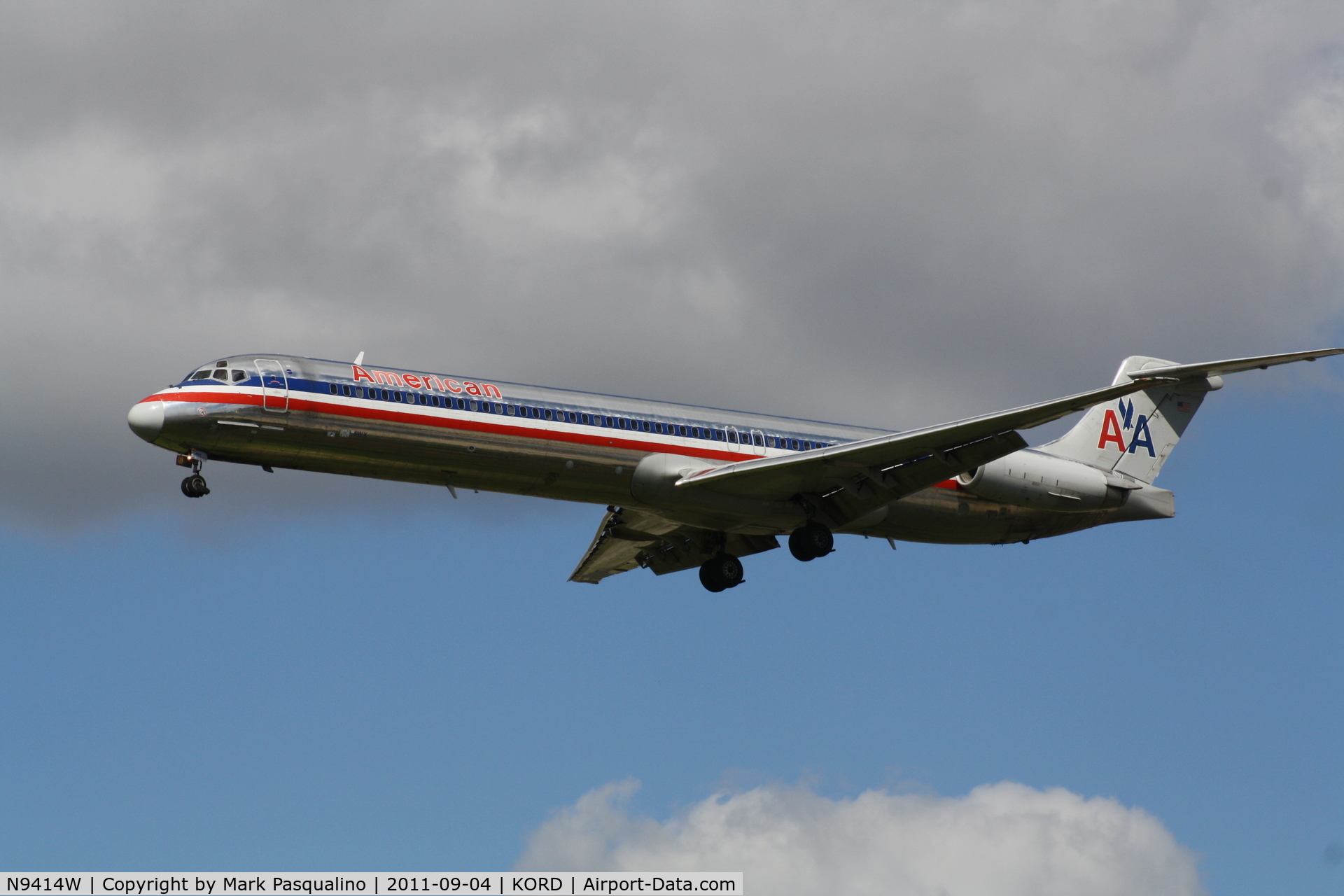 N9414W, 1995 McDonnell Douglas MD-83 (DC-9-83) C/N 53189, MD-83