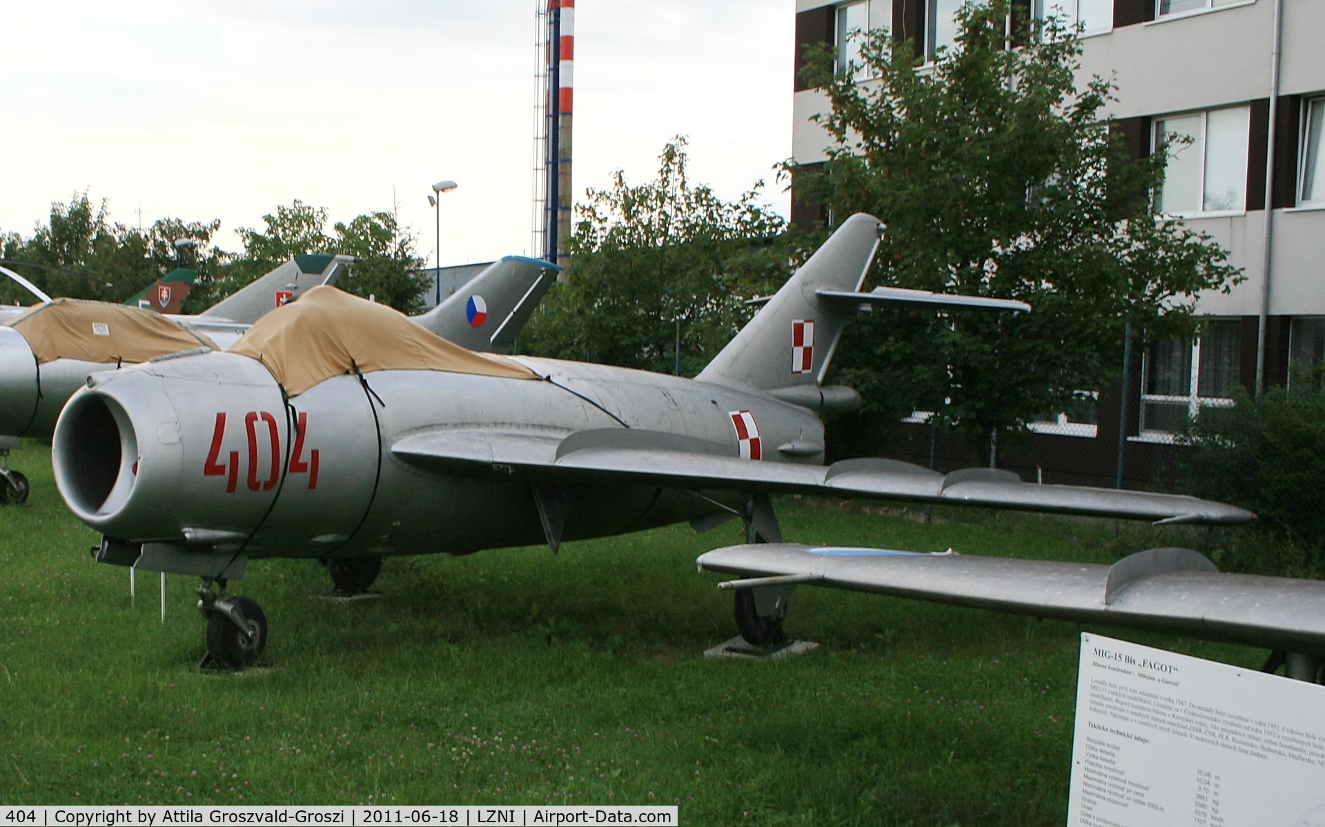 404, PZL-Mielec Lim-5 (MiG-17F) C/N 1C0404, Nitra Janikovce Airport - Slovakia (Slovak Republik) SK