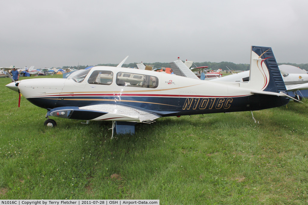 N1016C, 2003 Mooney M20R Ovation C/N 29-0297, Aircraft in the camping areas at 2011 Oshkosh