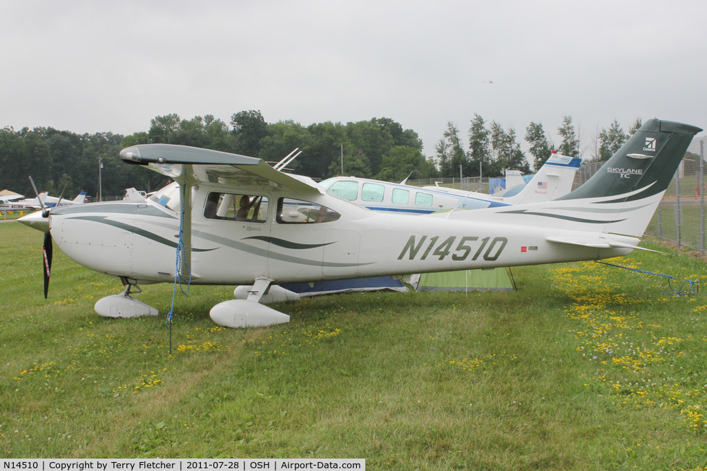 N14510, 2008 Cessna T182T Turbo Skylane C/N T18208810, Aircraft in the camping areas at 2011 Oshkosh