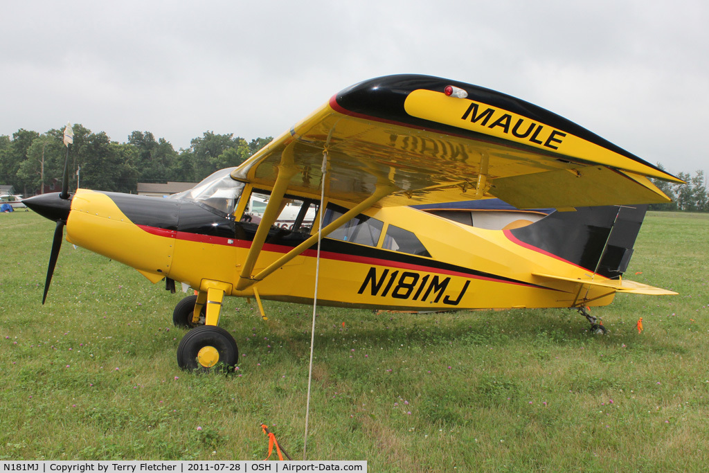 N181MJ, 1997 Maule M-7-235C Orion C/N 25014C, Aircraft in the camping areas at 2011 Oshkosh