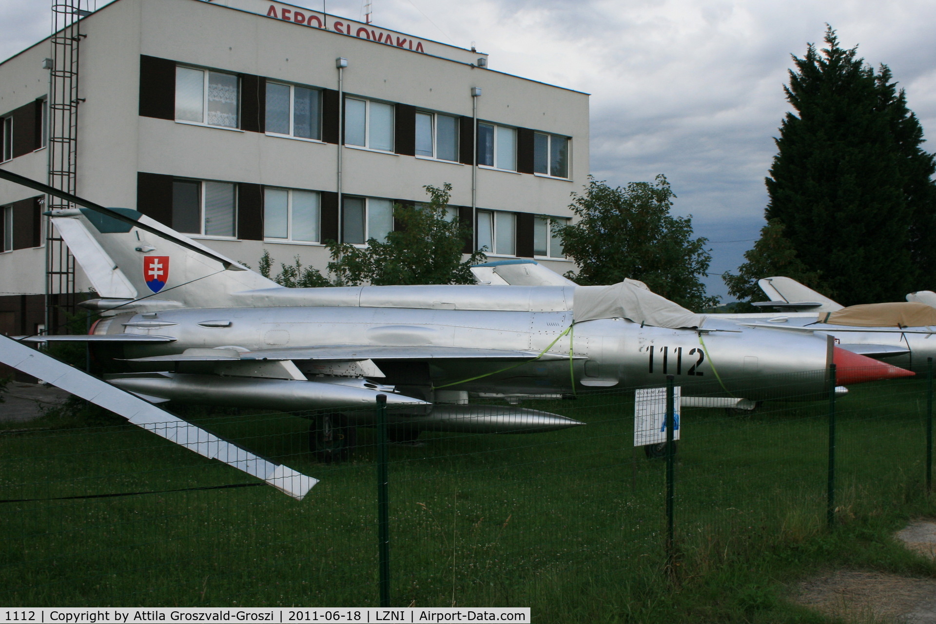 1112, Mikoyan-Gurevich MiG-21MA C/N 961112, Nitra Janikovce Airport - Slovakia (Slovak Republik) SK