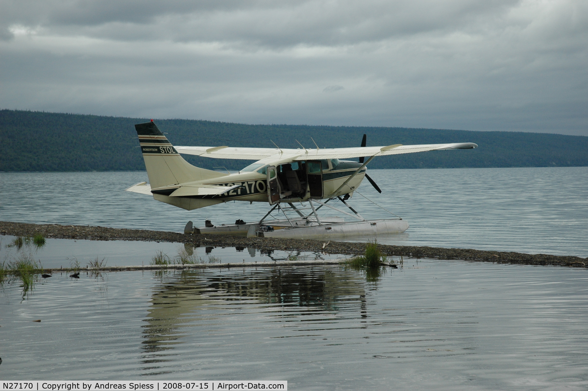 N27170, 1981 Cessna U206G Stationair C/N U20606116, Tustumena Lake, Kenai Peninsula