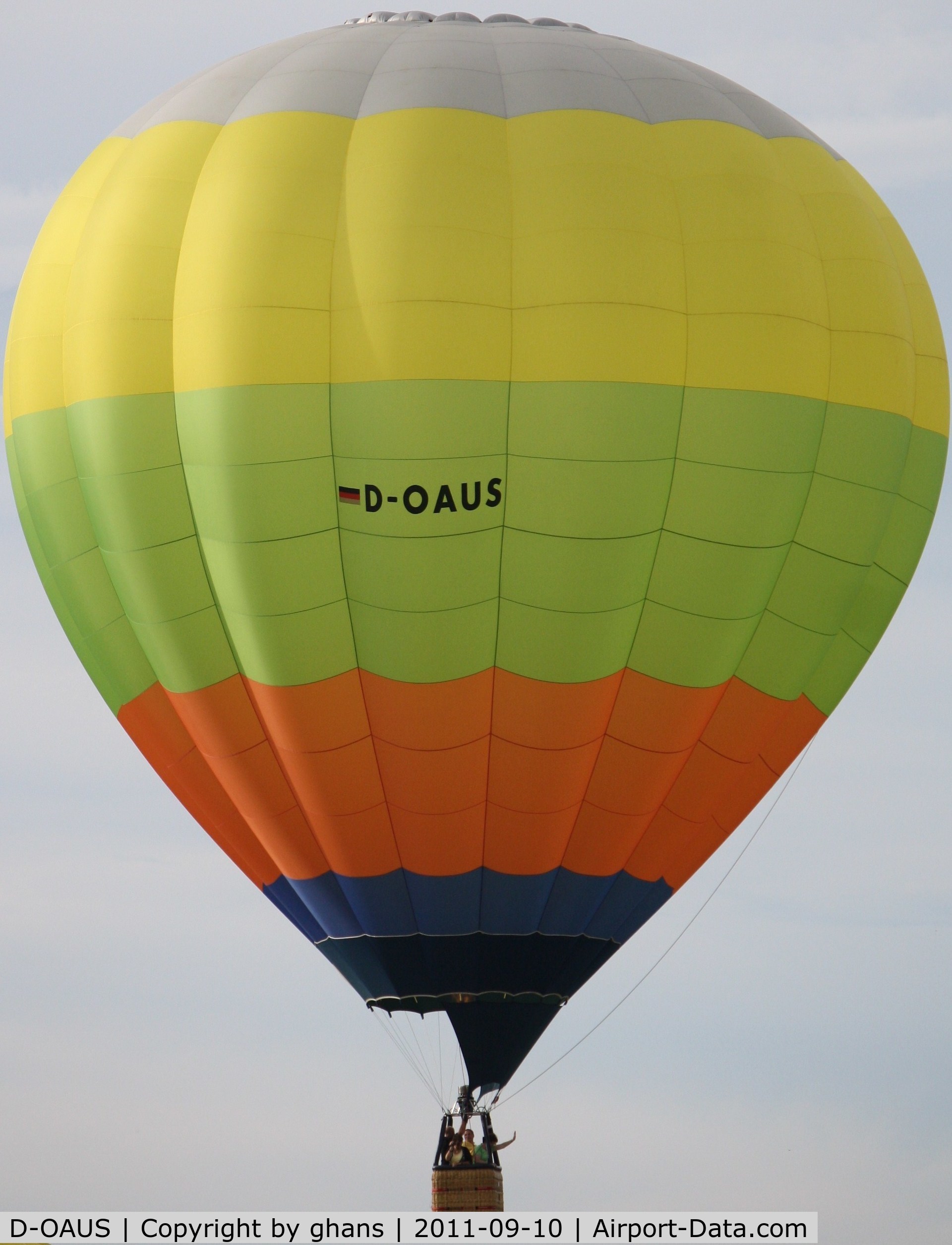 D-OAUS, 2003 Schroeder Fire Balloons FIRE BALLOONS G C/N 1055, WIM 2011