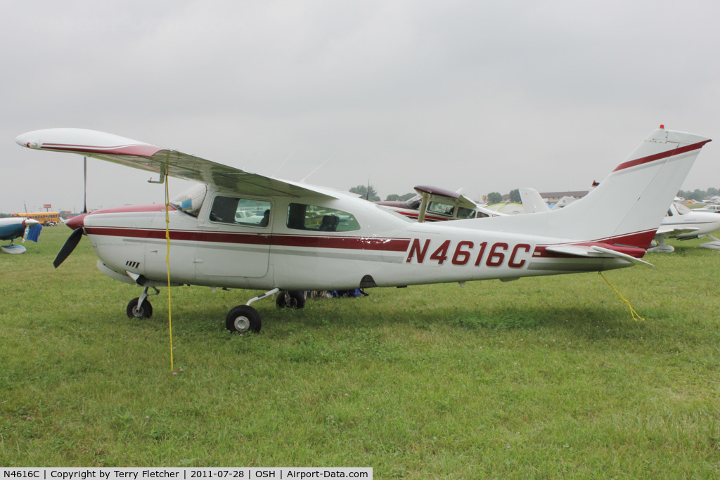 N4616C, Cessna T210N Turbo Centurion C/N 21063576, Aircraft in the camping areas at 2011 Oshkosh