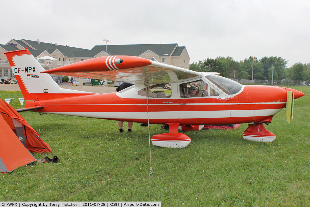 CF-WPX, 1967 Cessna 177 Cardinal C/N 17700099, Aircraft in the camping areas at 2011 Oshkosh