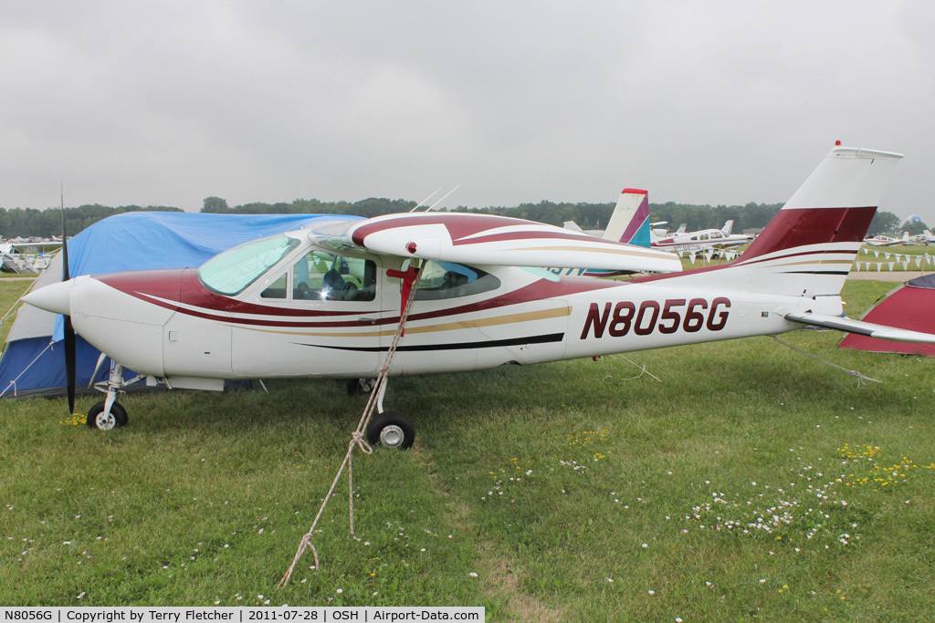 N8056G, 1971 Cessna 177RG Cardinal C/N 177RG0056, Aircraft in the camping areas at 2011 Oshkosh