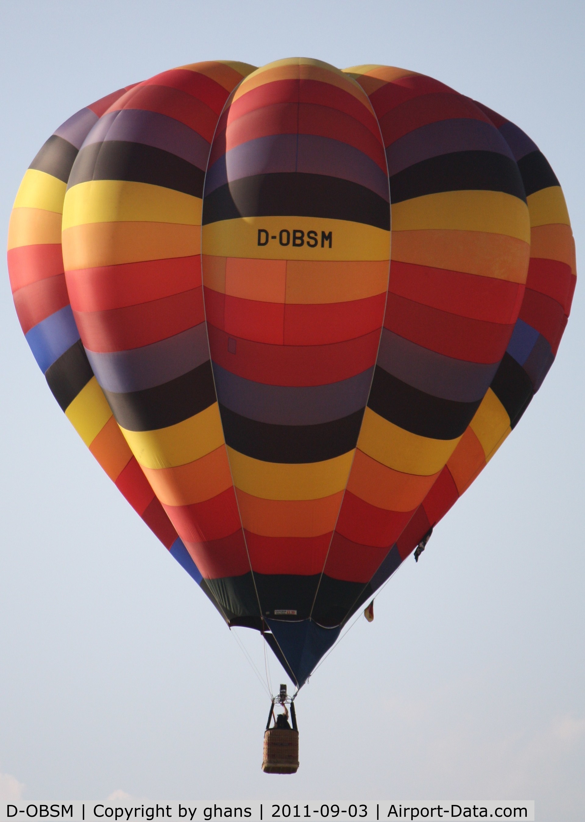 D-OBSM, 1991 Cameron Balloons V-90 C/N 2754, WIM 2011