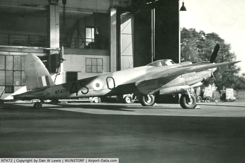 NT472, De Havilland DH-98 Mosquito NF.30 C/N Not found NT472, De Havilland DH-98 Mosquito NF30 at Wunstorf, Germany in 1951.