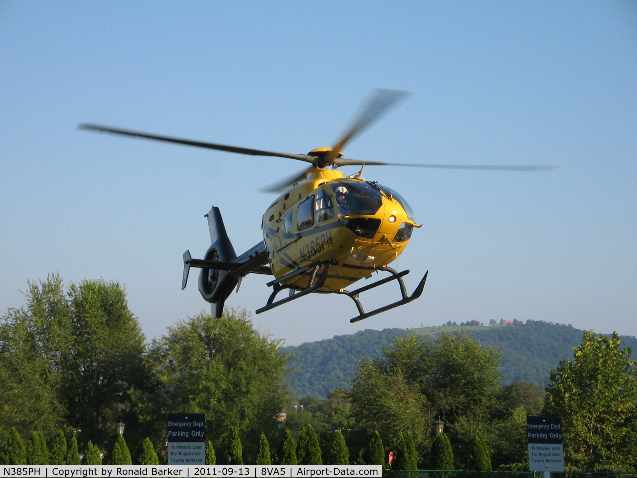 N385PH, 2008 Eurocopter EC-135P-2+ C/N 0670, UVA Hospital, VA