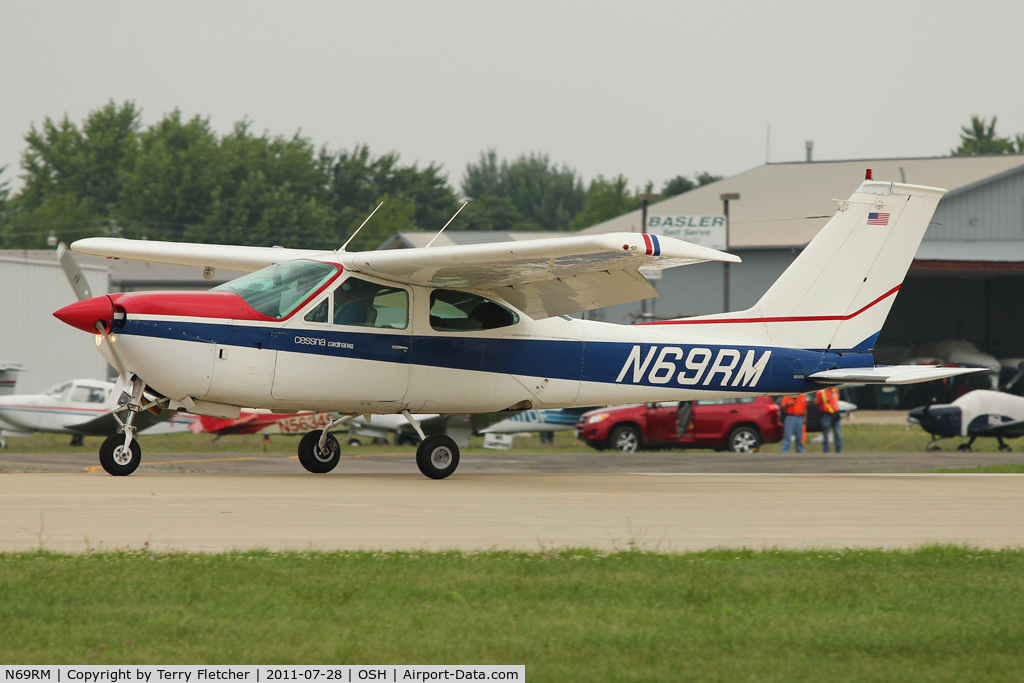 N69RM, 1977 Cessna 177RG Cardinal C/N 177RG1204, At 2011 Oshkosh
