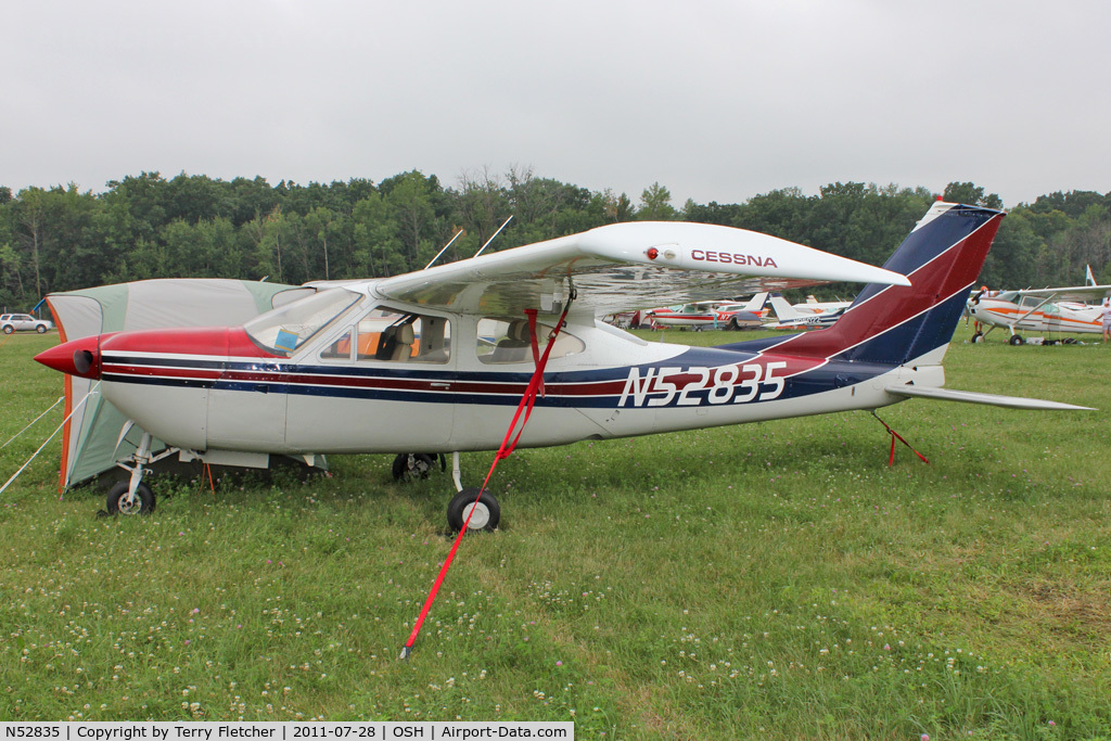 N52835, 1977 Cessna 177RG Cardinal C/N 177RG1283, At 2011 Oshkosh