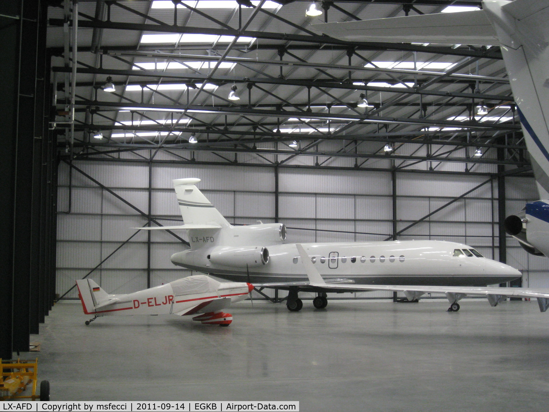 LX-AFD, 2007 Dassault Falcon 900DX C/N 615, Hangar Biggin Hill