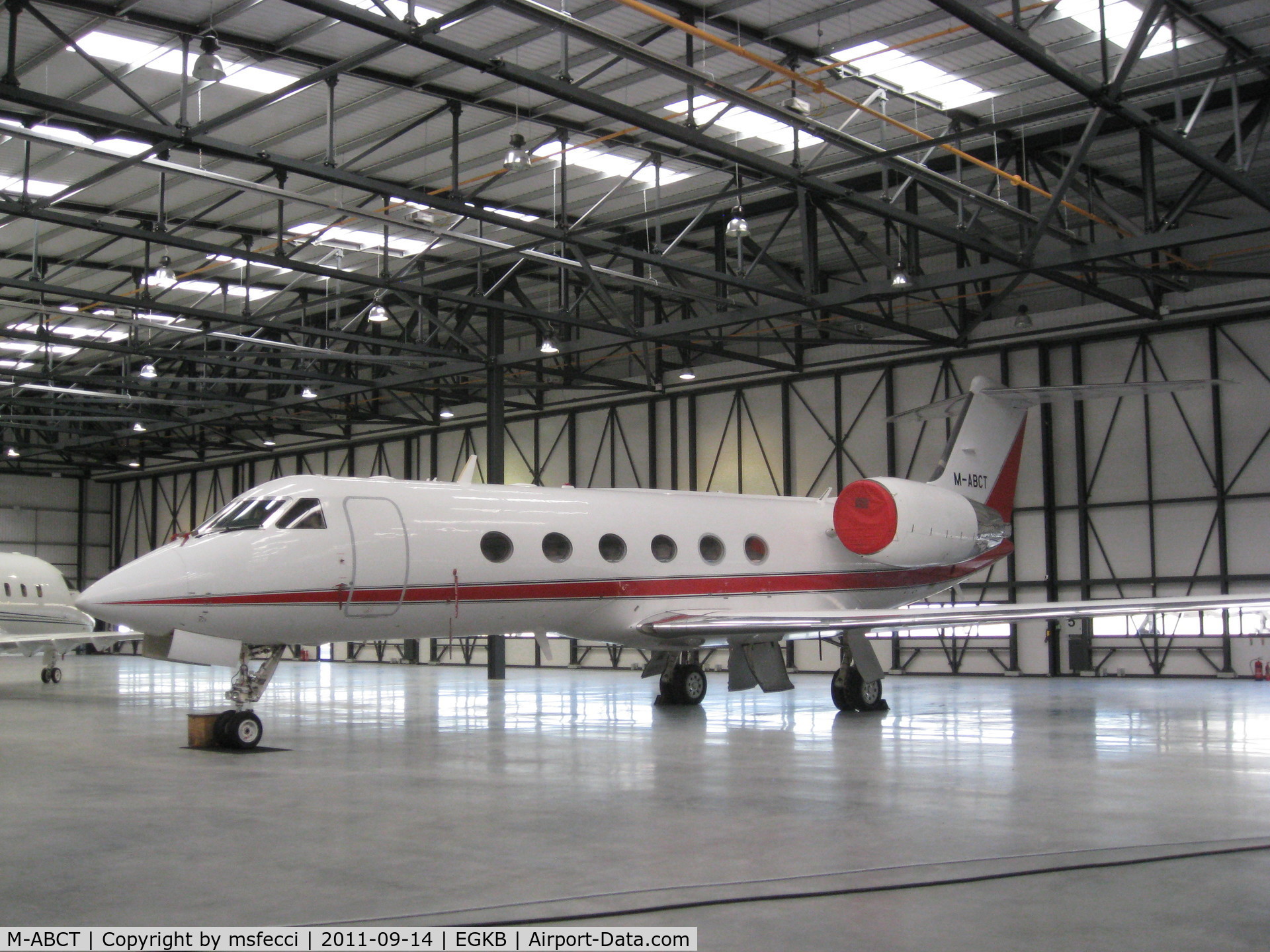 M-ABCT, Gulfstream Aerospace G-IV SP C/N 1402, Hangar Biggin Hill