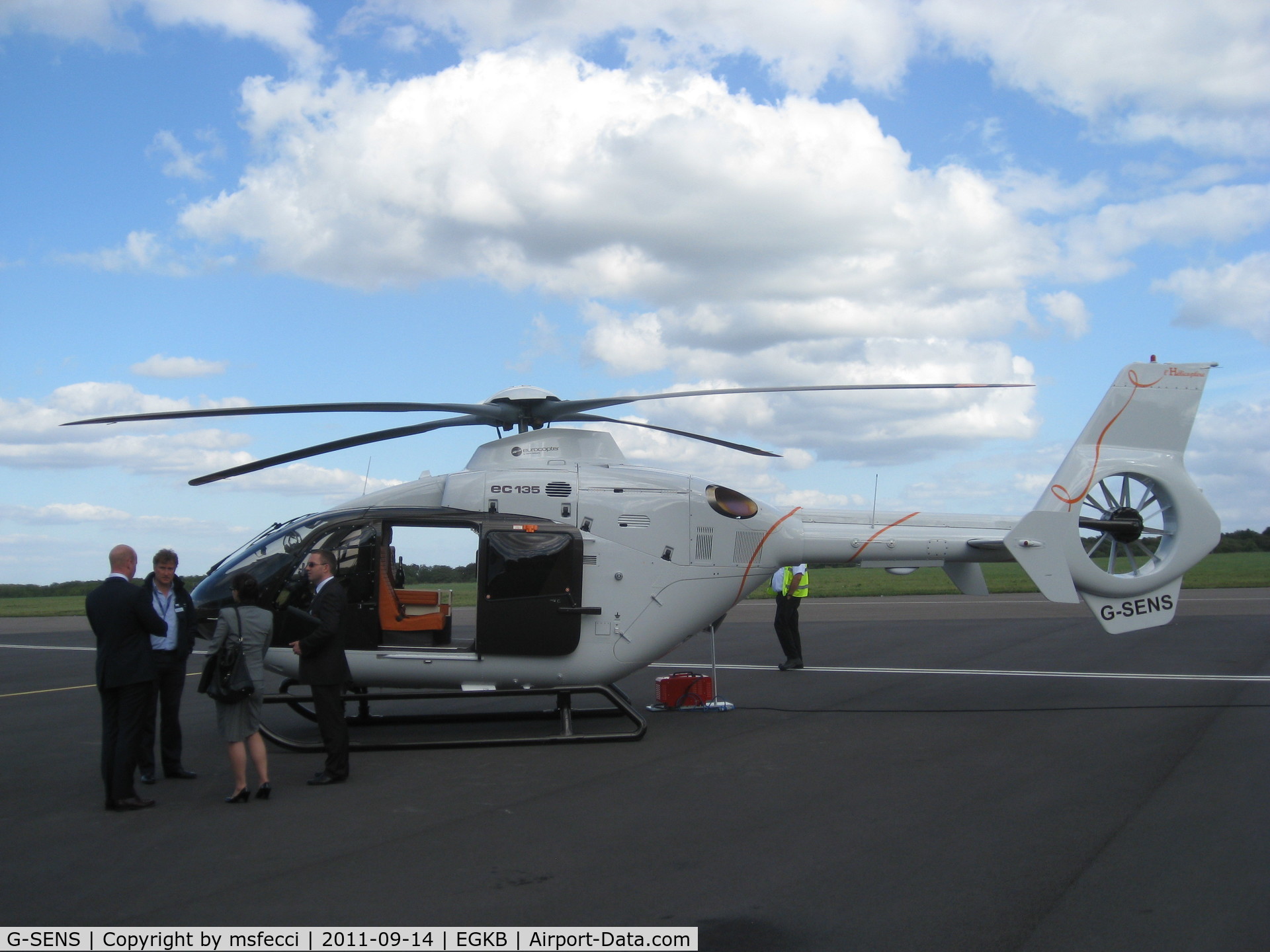 G-SENS, 2009 Eurocopter EC-135T-2+ C/N 0833, Biggin Hill Business Aircraft Europe 2011