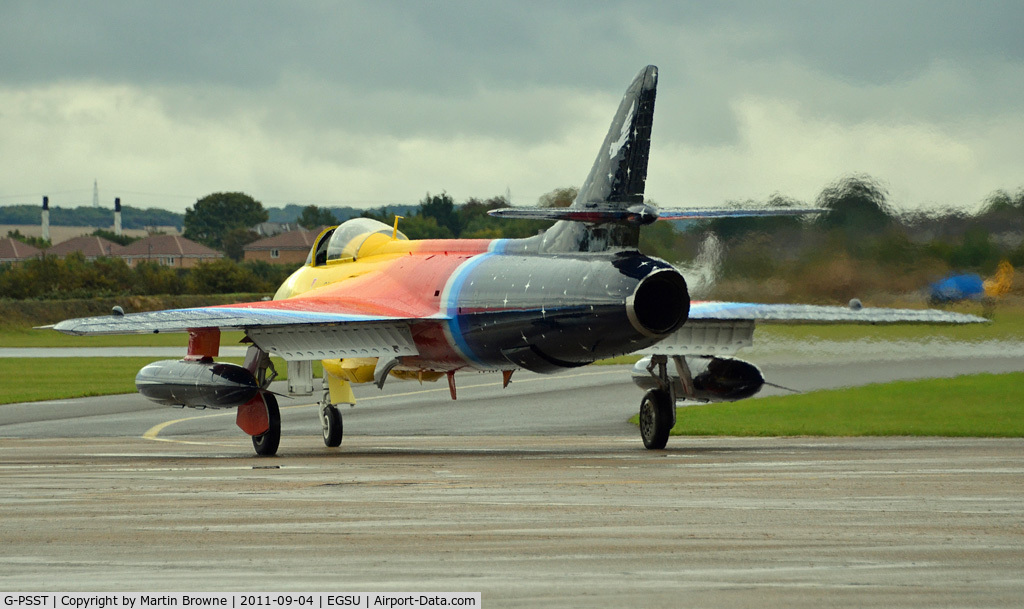G-PSST, 1959 Hawker Hunter F.58A C/N HABL-003115, DULL AND RAINY