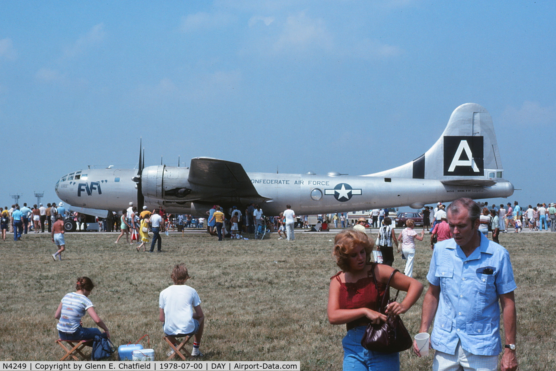 N4249, 1944 Boeing B-29A-60-BN Superfortress C/N 11547, At the Dayton, OH International Air Show