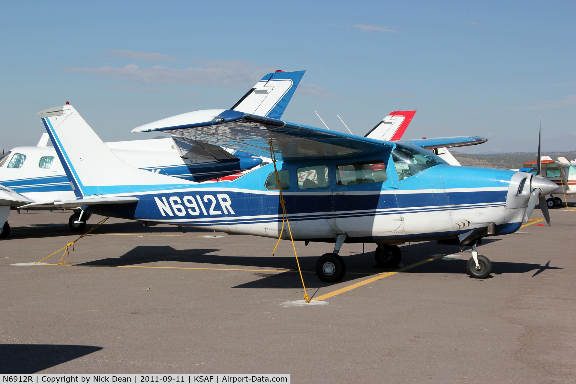 N6912R, 1967 Cessna T210H Turbo Centurion C/N T210-0312, KSAF/SAF