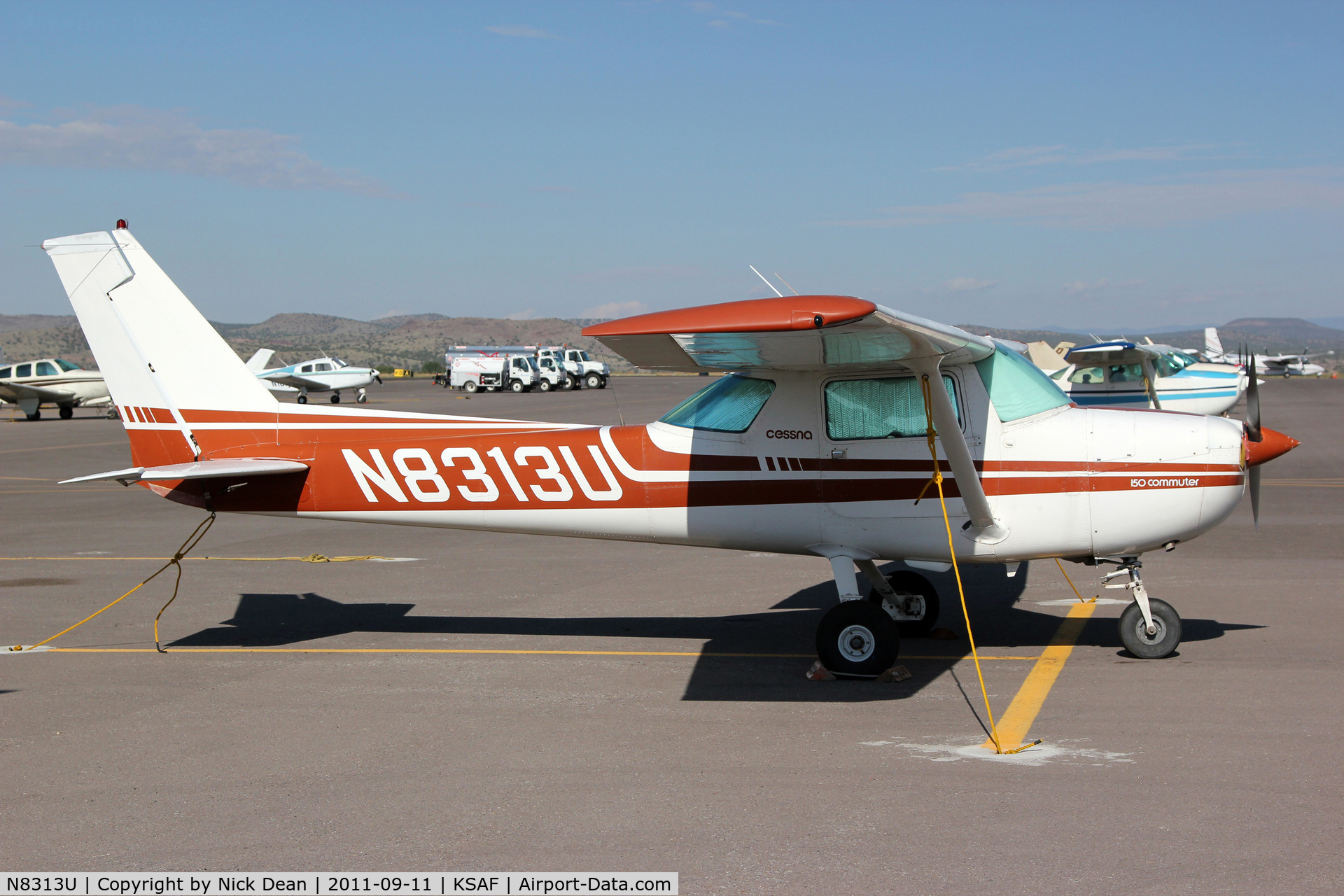 N8313U, 1976 Cessna 150M C/N 15077918, KSAF/SAF