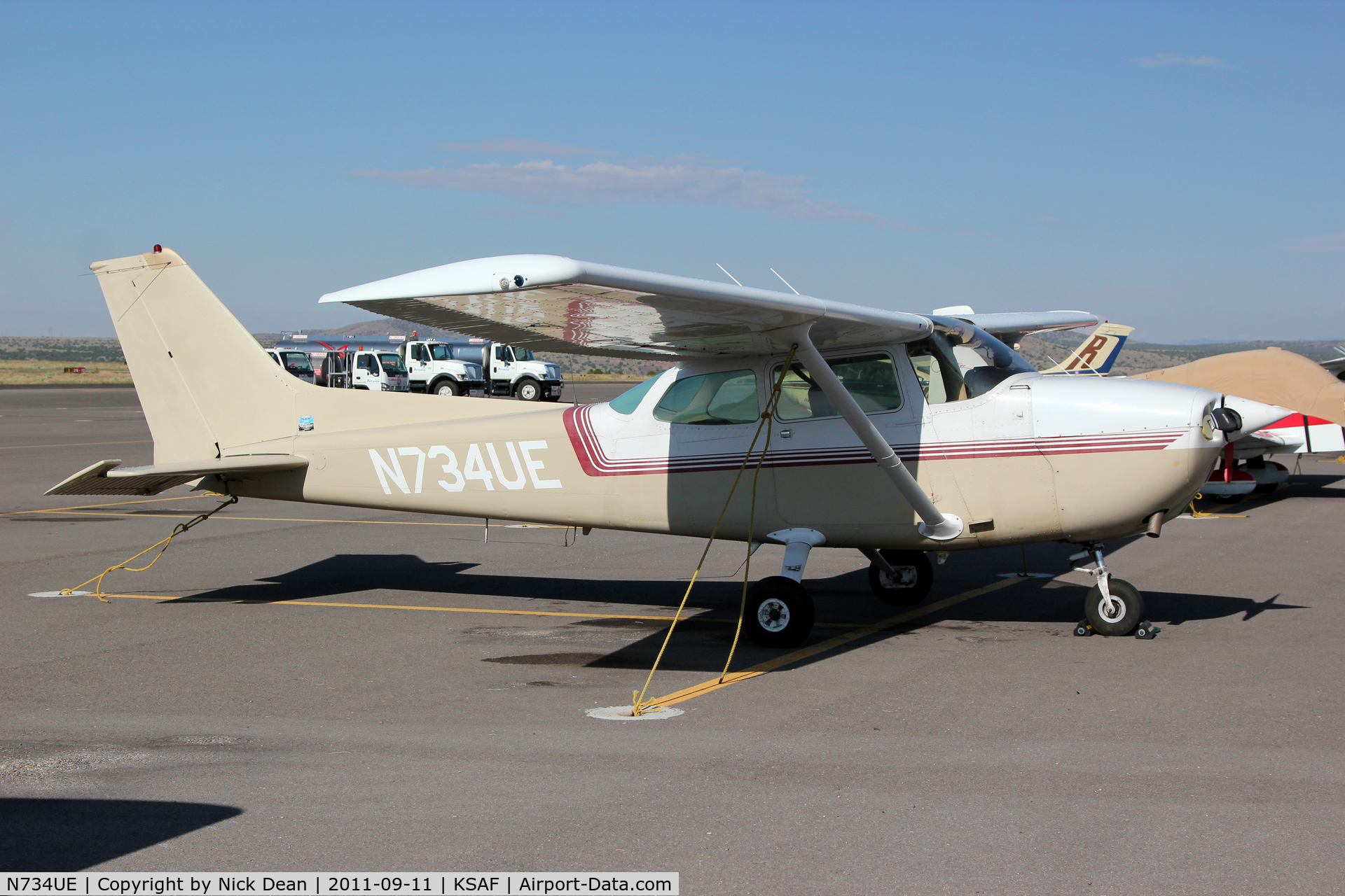 N734UE, 1977 Cessna 172N C/N 17269118, KSAF/SAF