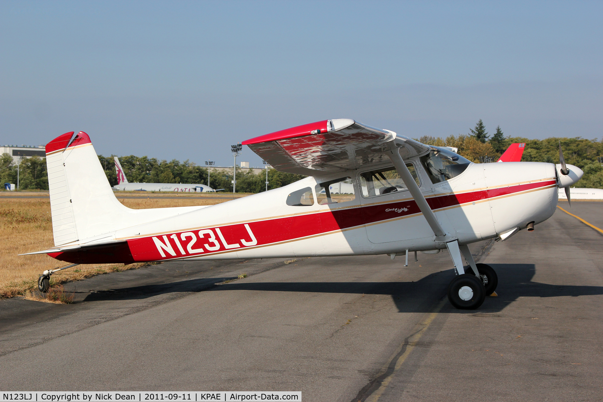 N123LJ, 1965 Cessna 180H Skywagon C/N 18051526, KPAE/PAE