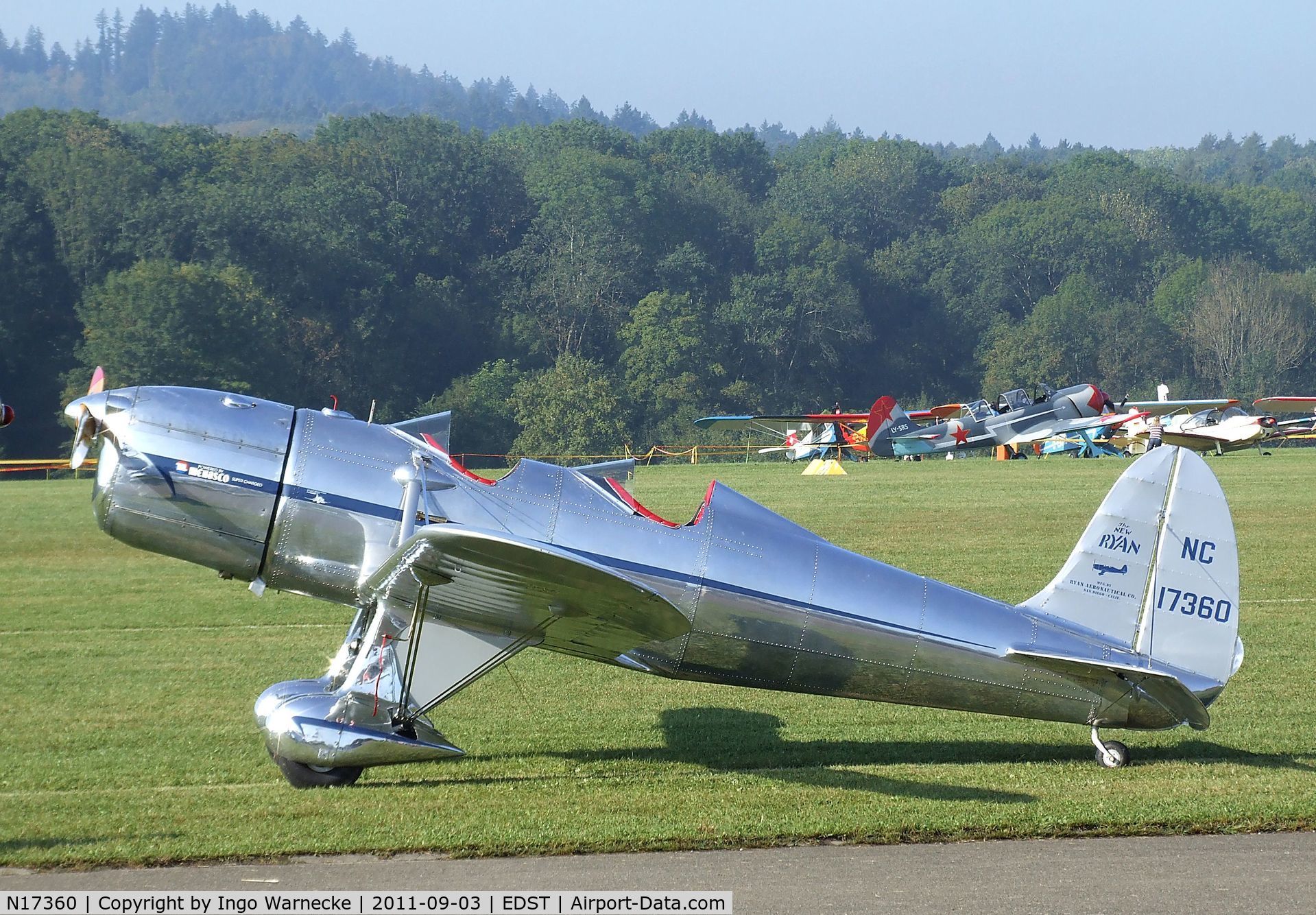 N17360, 1937 Ryan Aeronautical ST-A Special C/N 184, Ryan ST-A Special at the 2011 Hahnweide Fly-in, Kirchheim unter Teck airfield