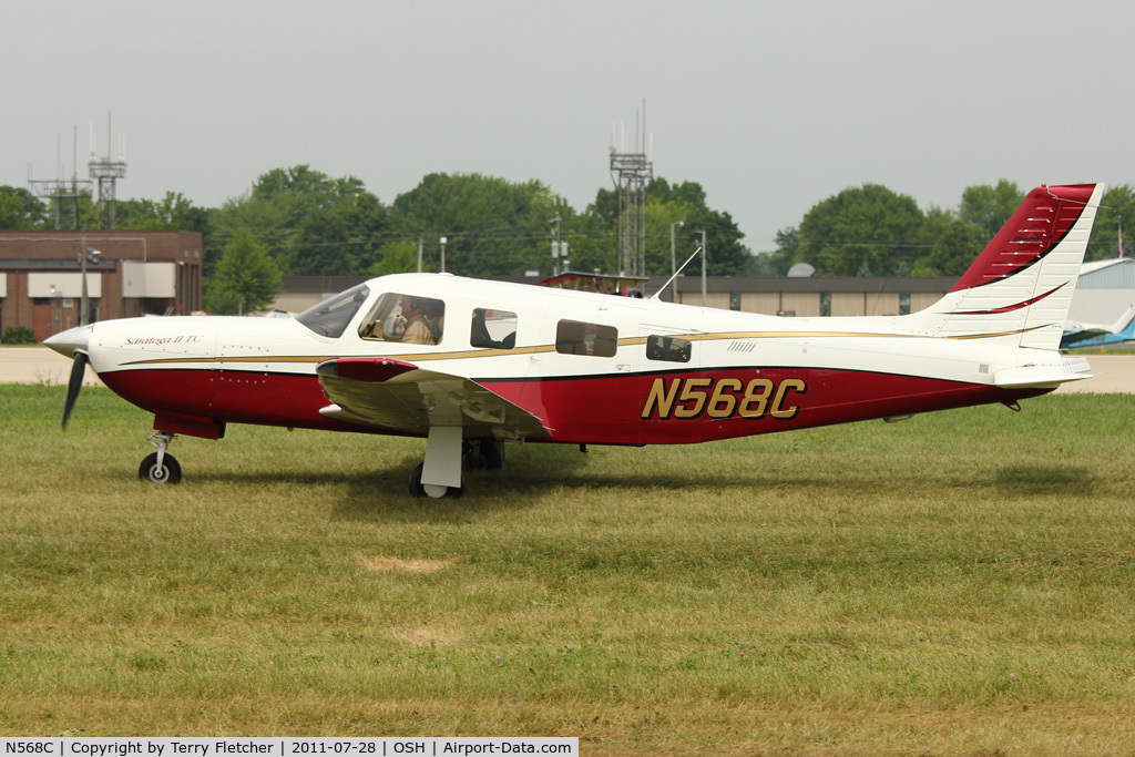 N568C, 2001 Piper PA-32R-301T Turbo Saratoga C/N 3257264, At 2011 Oshkosh
