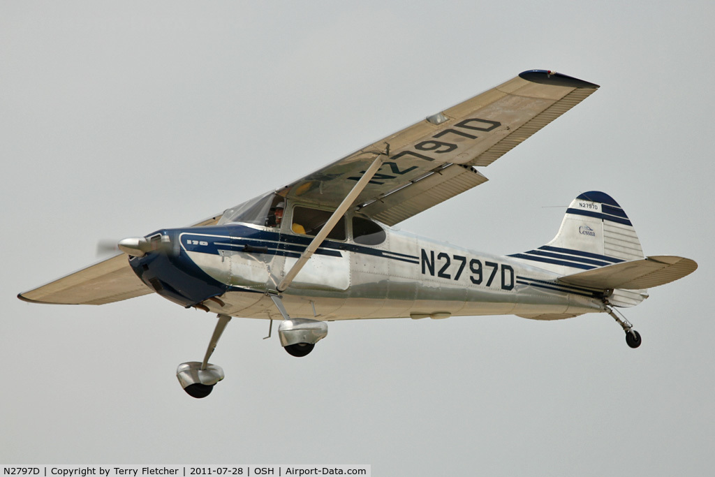 N2797D, 1952 Cessna 170B C/N 25339, At 2011 Oshkosh