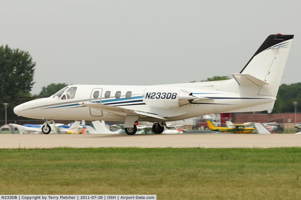 N233DB, 1974 Cessna 500 Citation C/N 500-0158, At 2011 Oshkosh