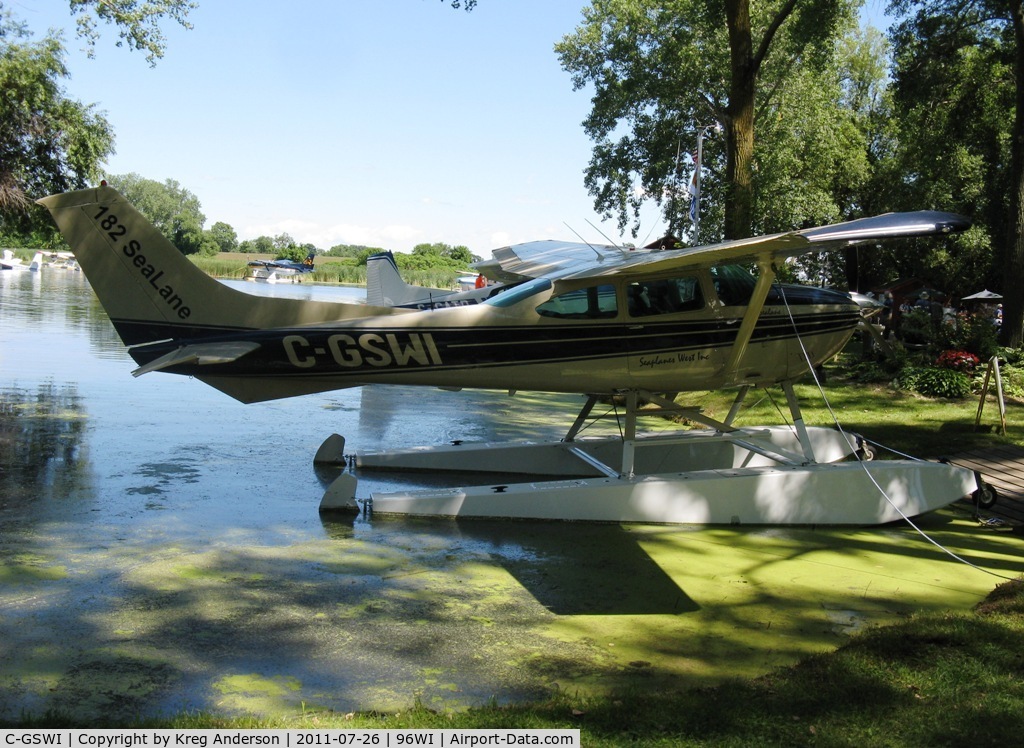 C-GSWI, 1976 Cessna 182P Skylane C/N 18264982, EAA Airventure 2011 - Vette/Blust Seaplane Base