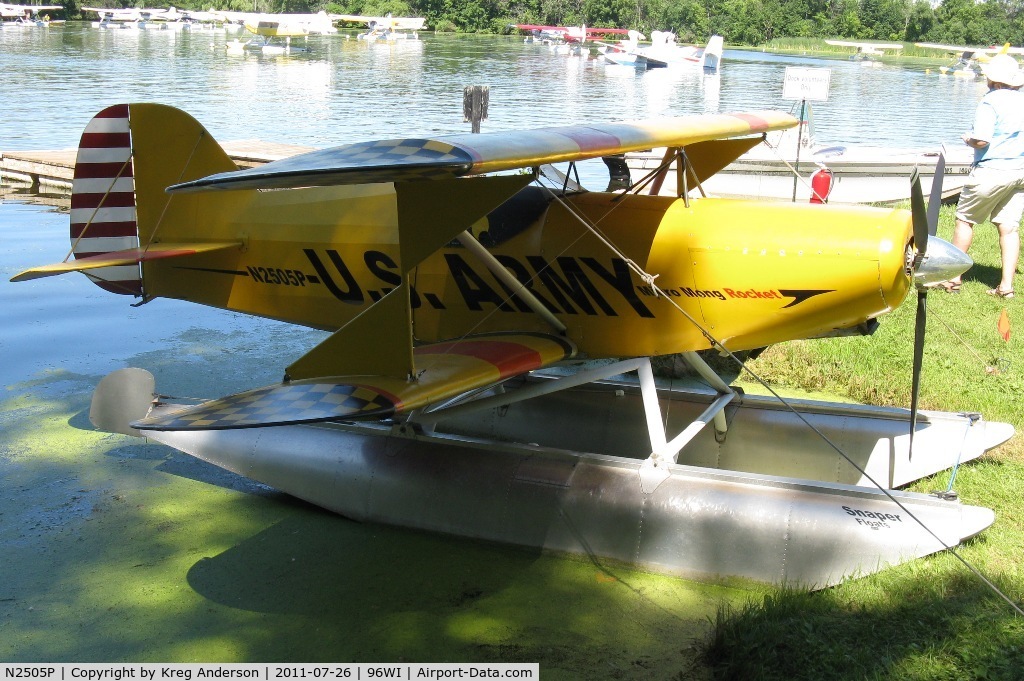 N2505P, 2008 Green Sky Adventures Micro Mong C/N 32, EAA Airventure 2011 - Vette/Blust Seaplane Base