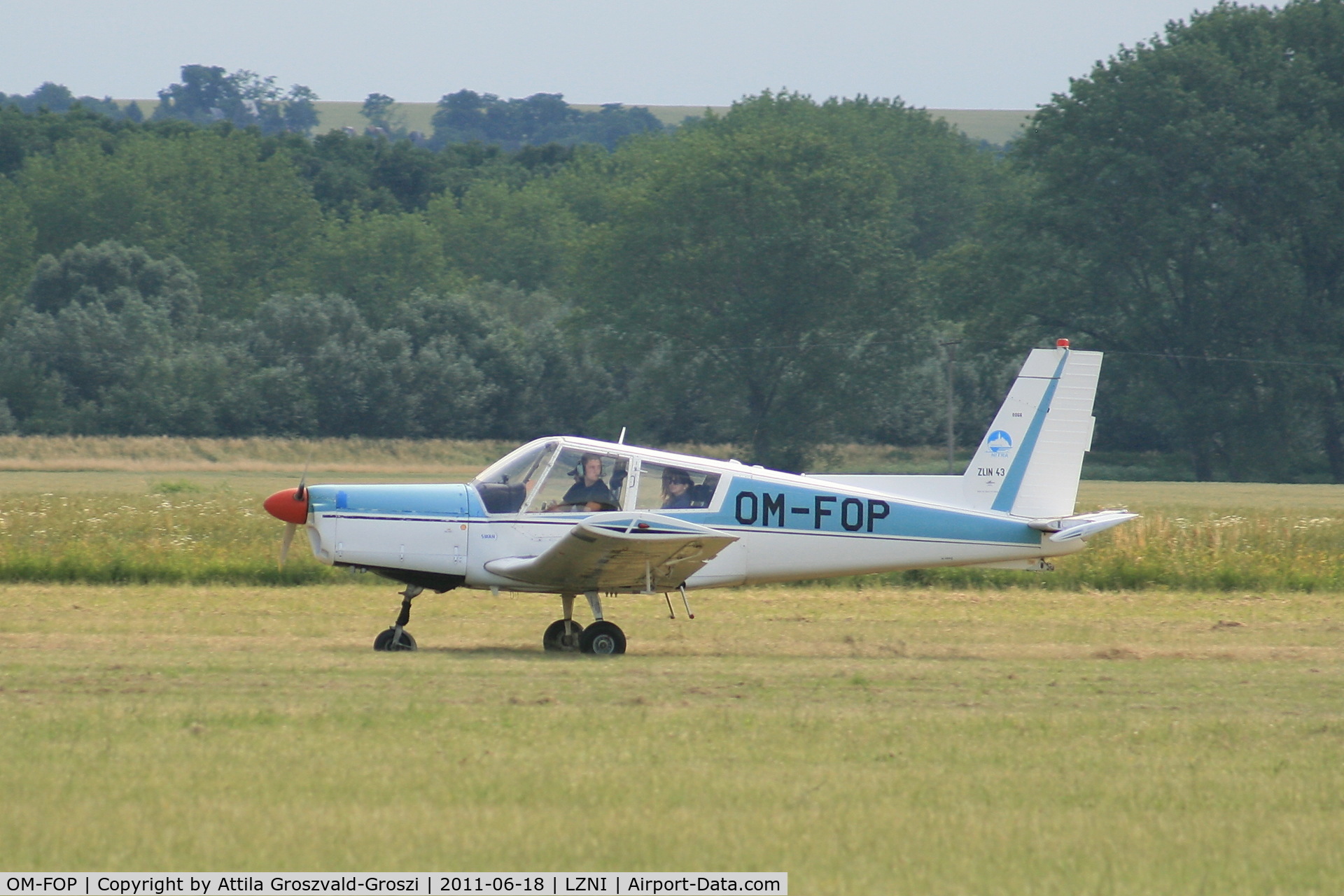 OM-FOP, 1975 Zlin Z-43 C/N 0066, Nitra Janikovce Airport - Slovakia (Slovak Republik) SK