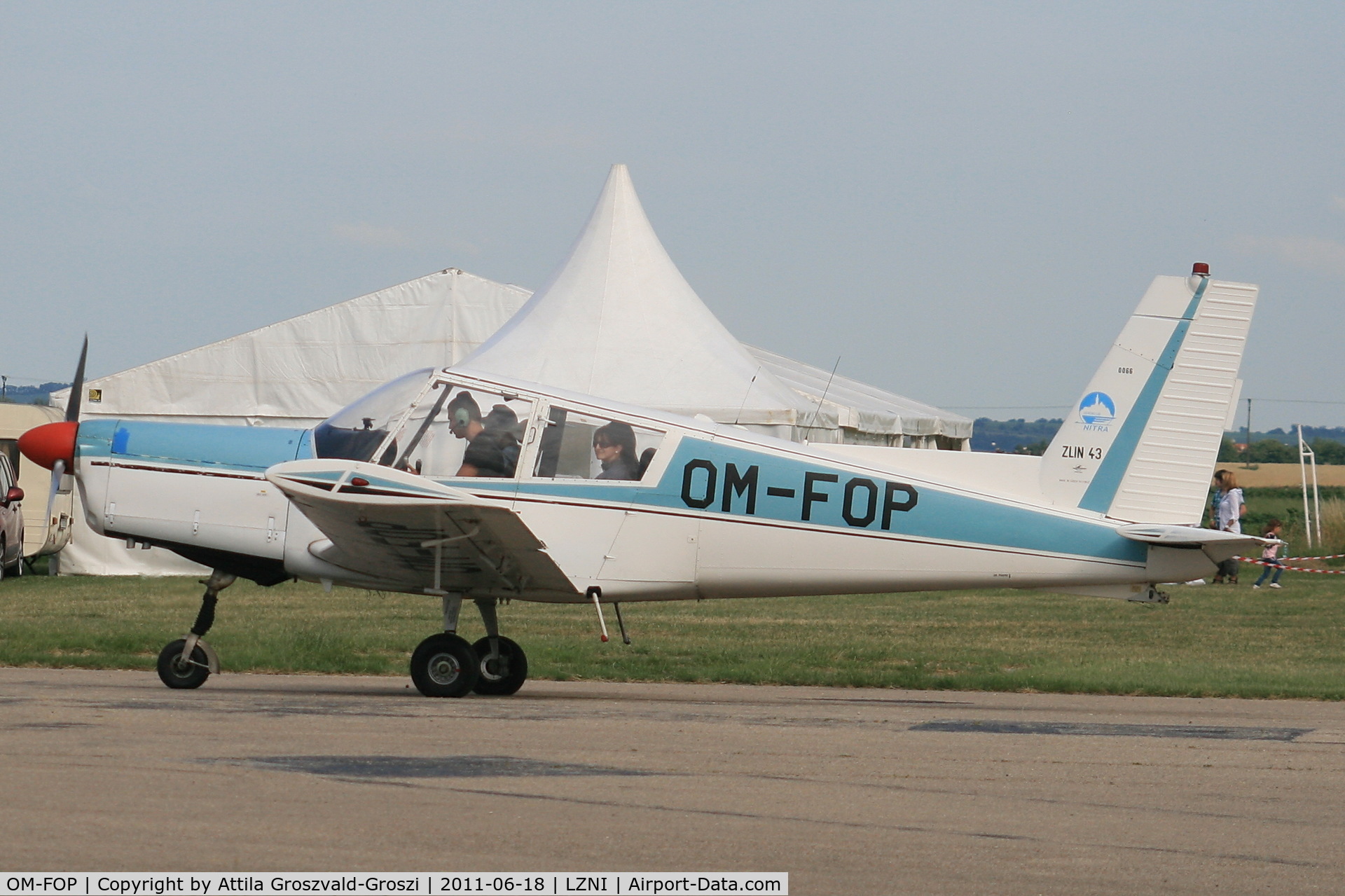 OM-FOP, 1975 Zlin Z-43 C/N 0066, Nitra Janikovce Airport - Slovakia (Slovak Republik) SK